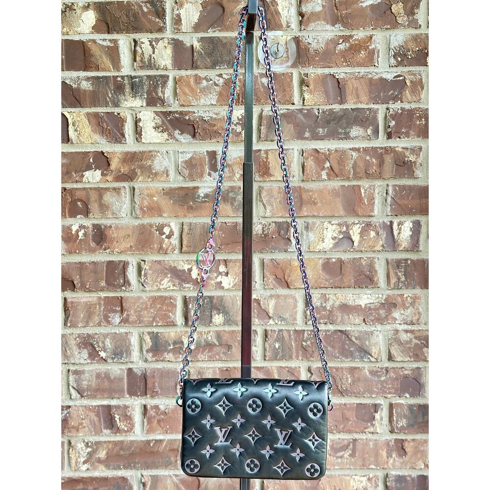 Louis Vuitton Coussin Ski Pochette Monogram Embossed Lambskin -LE 72191